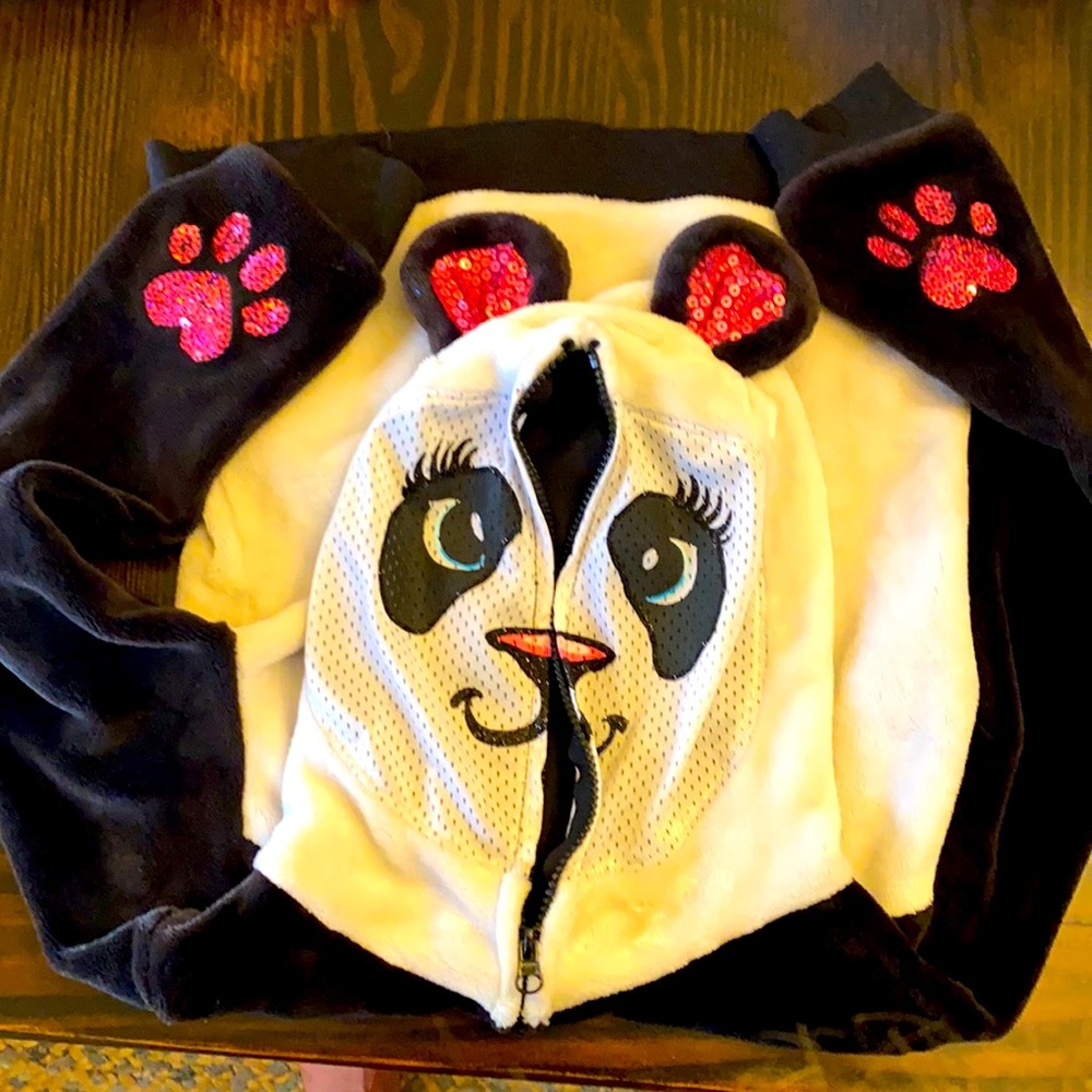 JUSTICE youth 14 panda hoodie